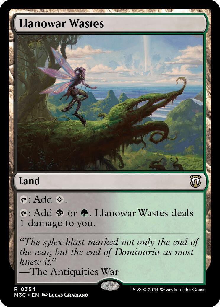 Llanowar Wastes (Ripple Foil) [Modern Horizons 3 Commander]