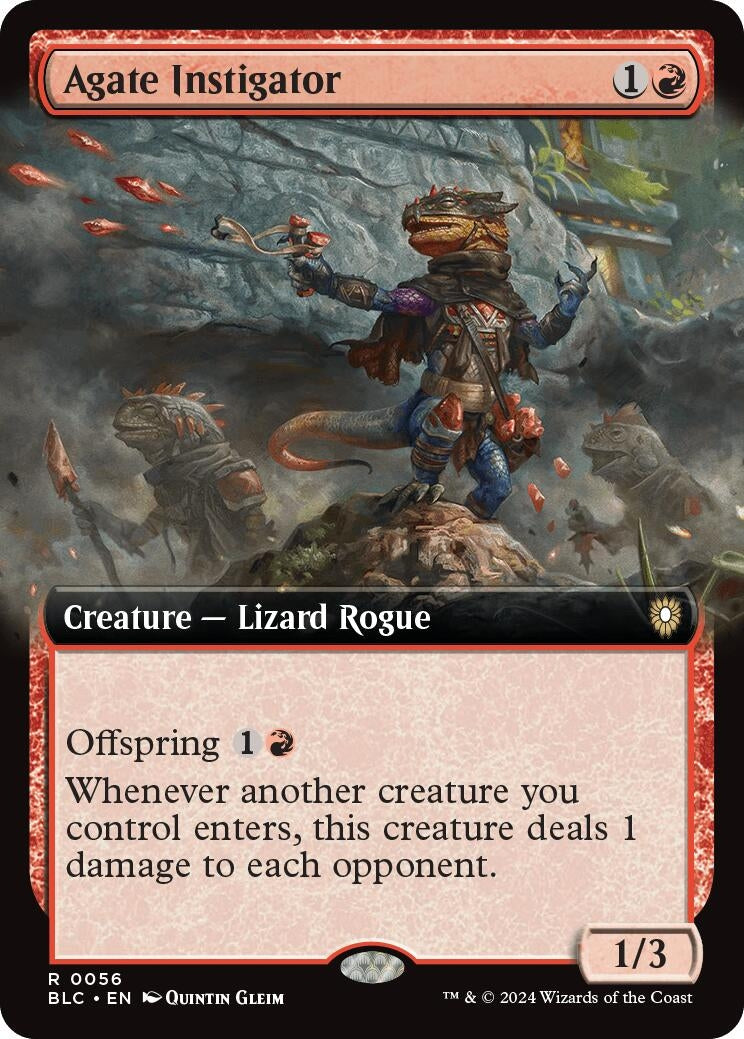 Image for Agate Instigator (Extended Art) (56) (BLC) - Magic: The Gathering