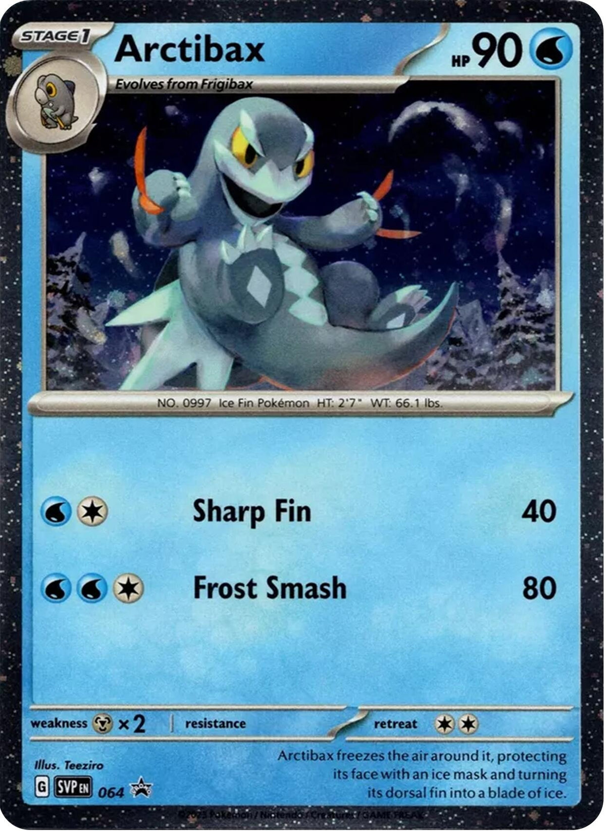 Image for Arctibax - 064 (Cosmos Holo) (064) (SVP) - Pokemon