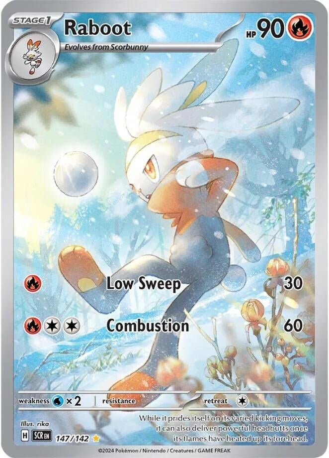 Image for Raboot (147/142) (SCR) - Pokemon
