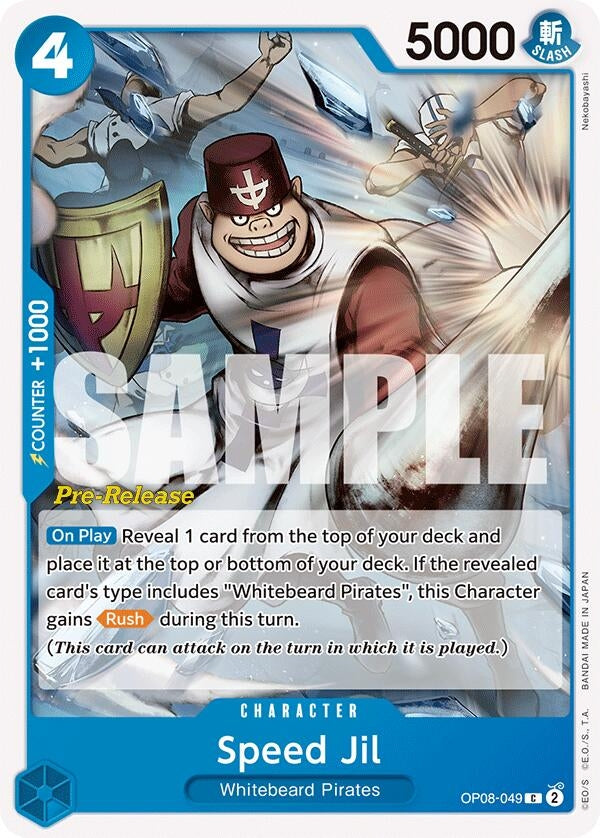 Image for Speed Jil (OP08-049) (OP08 PRE) - One Piece Card Game