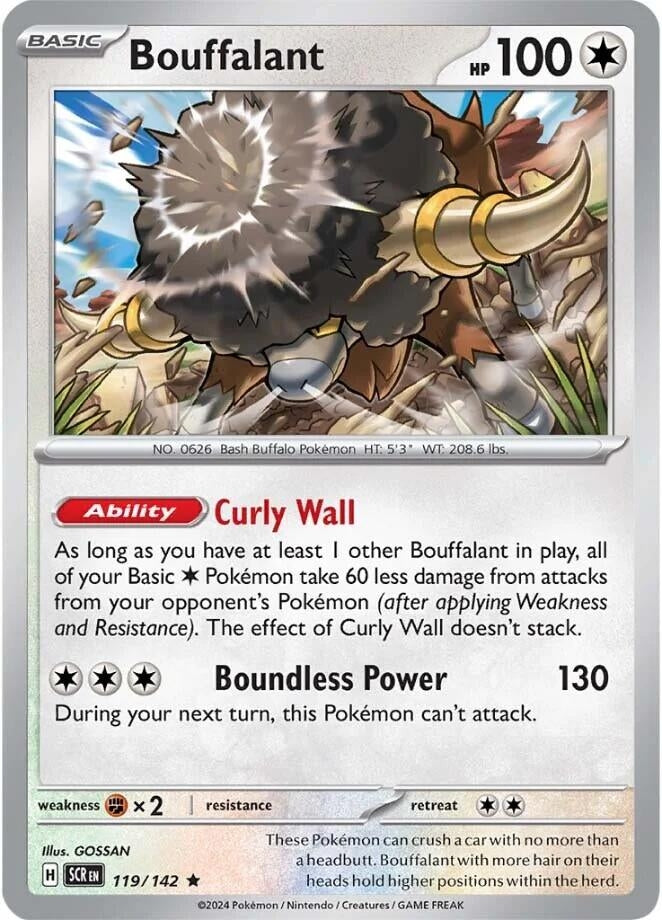 Image for Bouffalant (119/142) (PR) - Pokemon
