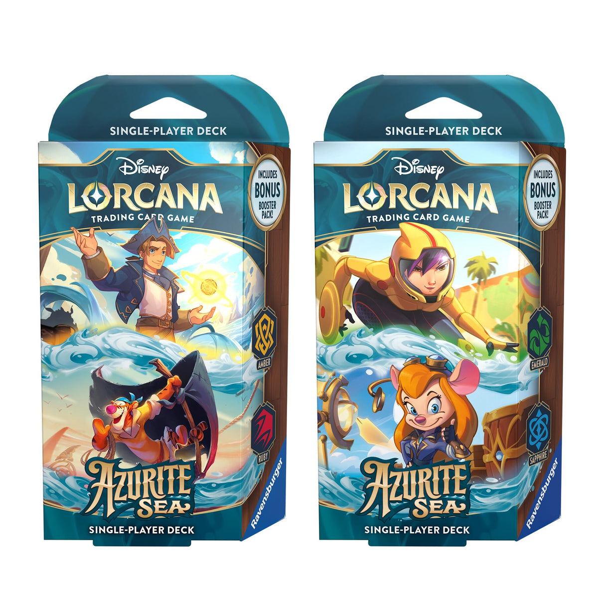 Image for Disney Lorcana: Azurite Sea Starter Deck [Set of 2] [6]