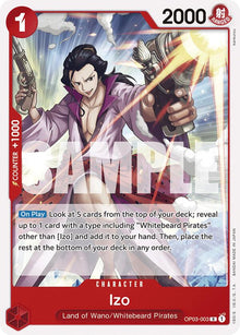 Izo (OP03-003) [Starter Deck 15: RED Edward.Newgate]