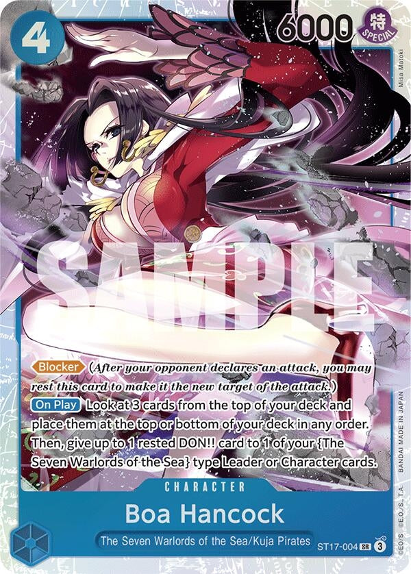 Boa Hancock (ST17-004) [Starter Deck 17: BLUE Donquixote Doflamingo]