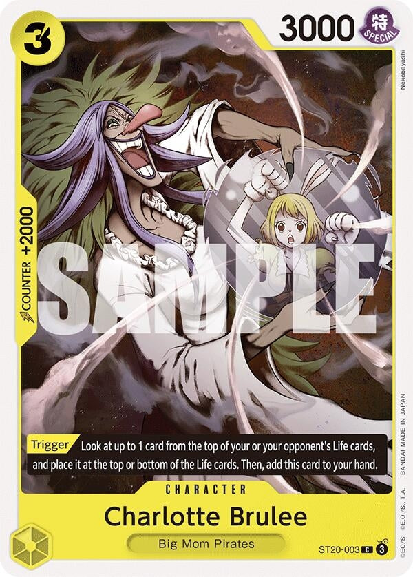 Charlotte Brulee (ST20-003) [Starter Deck 20: YELLOW Charlotte Katakuri]