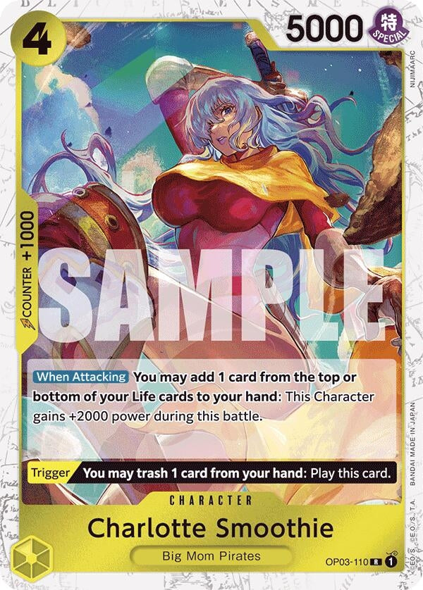 Image for Charlotte Smoothie (Jolly Roger Foil) (OP03-110) (PRB-01) - One Piece Card Game