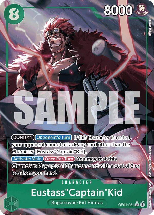 Image for Eustass"Captain"Kid (OP01-051) (Alternate Art) (OP01-051) (PRB-01) - One Piece Card Game