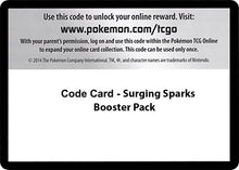 Image for Code Card - Surging Sparks Booster Pack - Pokemon