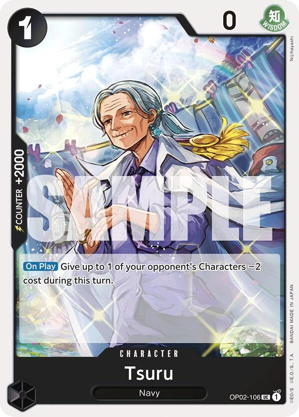 Image for Tsuru (Reprint) (OP02-106) (PRB-01) - One Piece Card Game