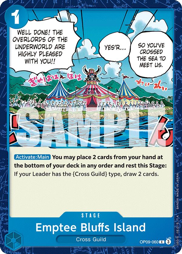 Emptee Bluffs Island (OP09-060) [Emperors in the New World]