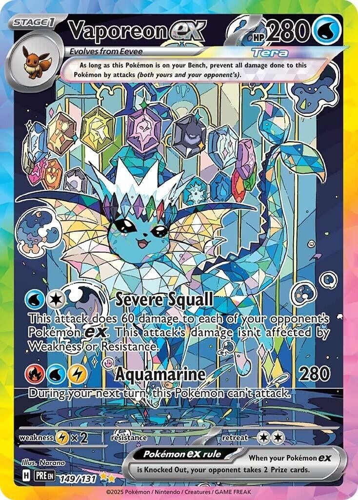 Vaporeon ex (149/131) (PRE)