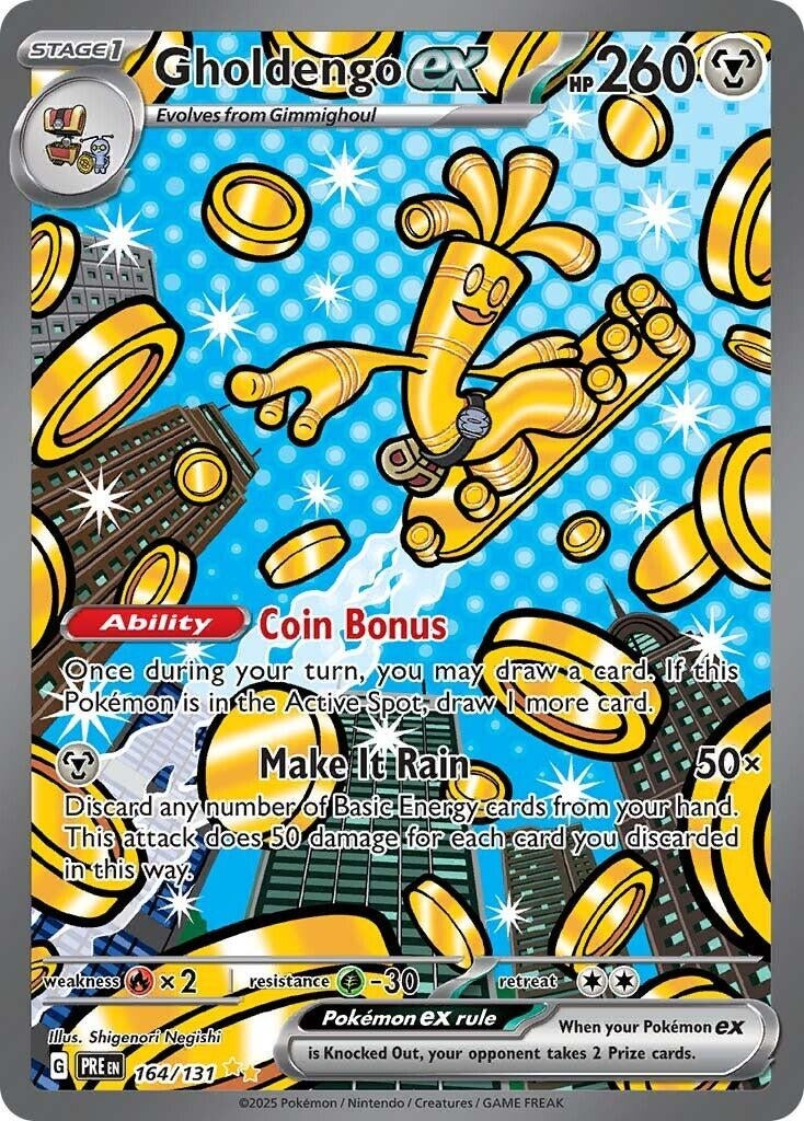 Image for Gholdengo ex (164/131) (PRE) - Pokemon