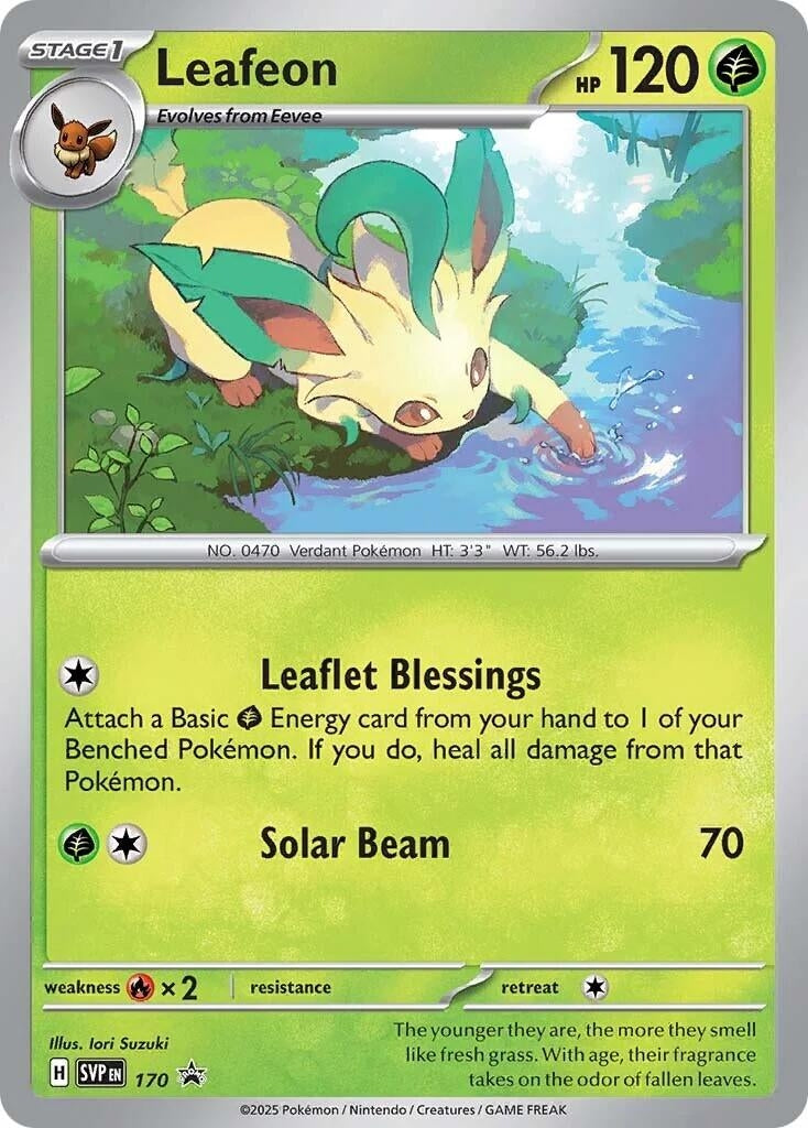 Image for Leafeon - 170 (Cosmos Holo) (170) (SVP) - Pokemon