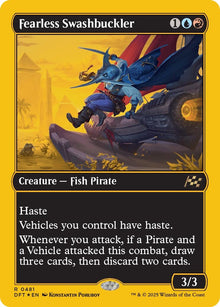 Fearless Swashbuckler (First-Place Foil) [Aetherdrift]