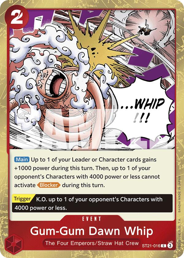 Gum-Gum Dawn Whip (ST21-016) [Starter Deck EX: Gear 5]