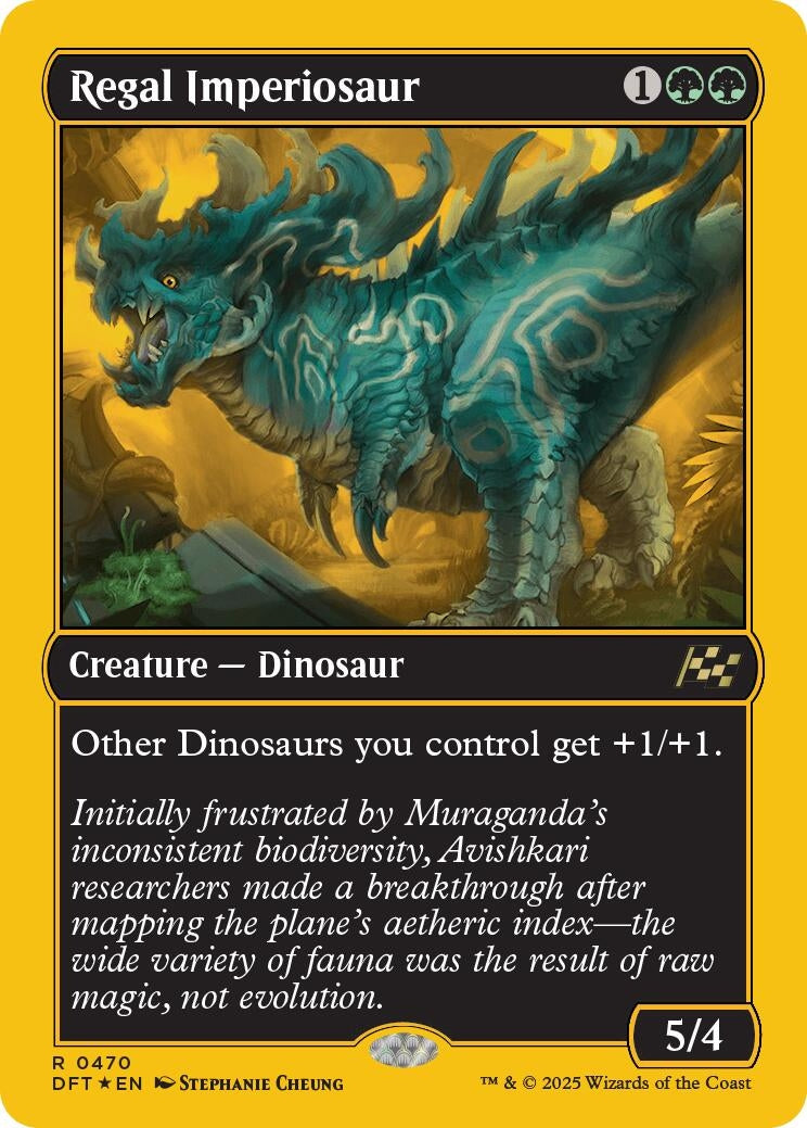 Regal Imperiosaur (First-Place Foil) [Aetherdrift]