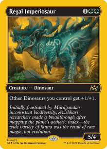 Regal Imperiosaur (First-Place Foil) [Aetherdrift]