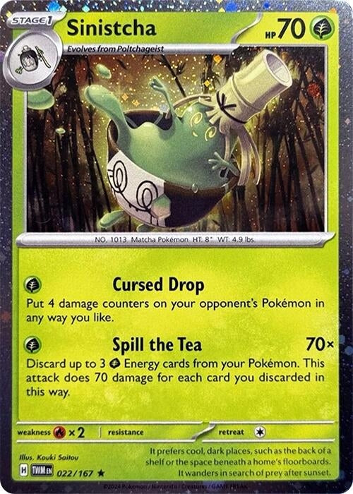 Image for Sinistcha - 022/167 (Cosmos Holo) (022/167) (BLE) - Pokemon