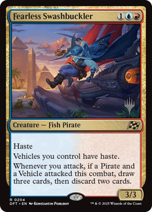 Fearless Swashbuckler [Aetherdrift Promos]
