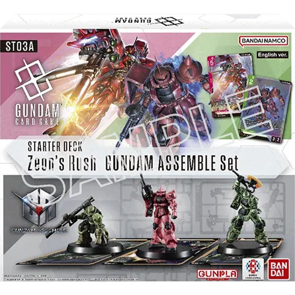 Image for Starter Deck 03: Zeon's Rush - Gundam Assemble Starter Set - Gundam Card Game