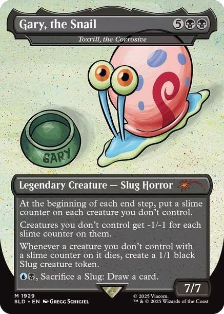 Image for Gary, the Snail - Toxrill, the Corrosive (1929) (SLD) - Magic: The Gathering