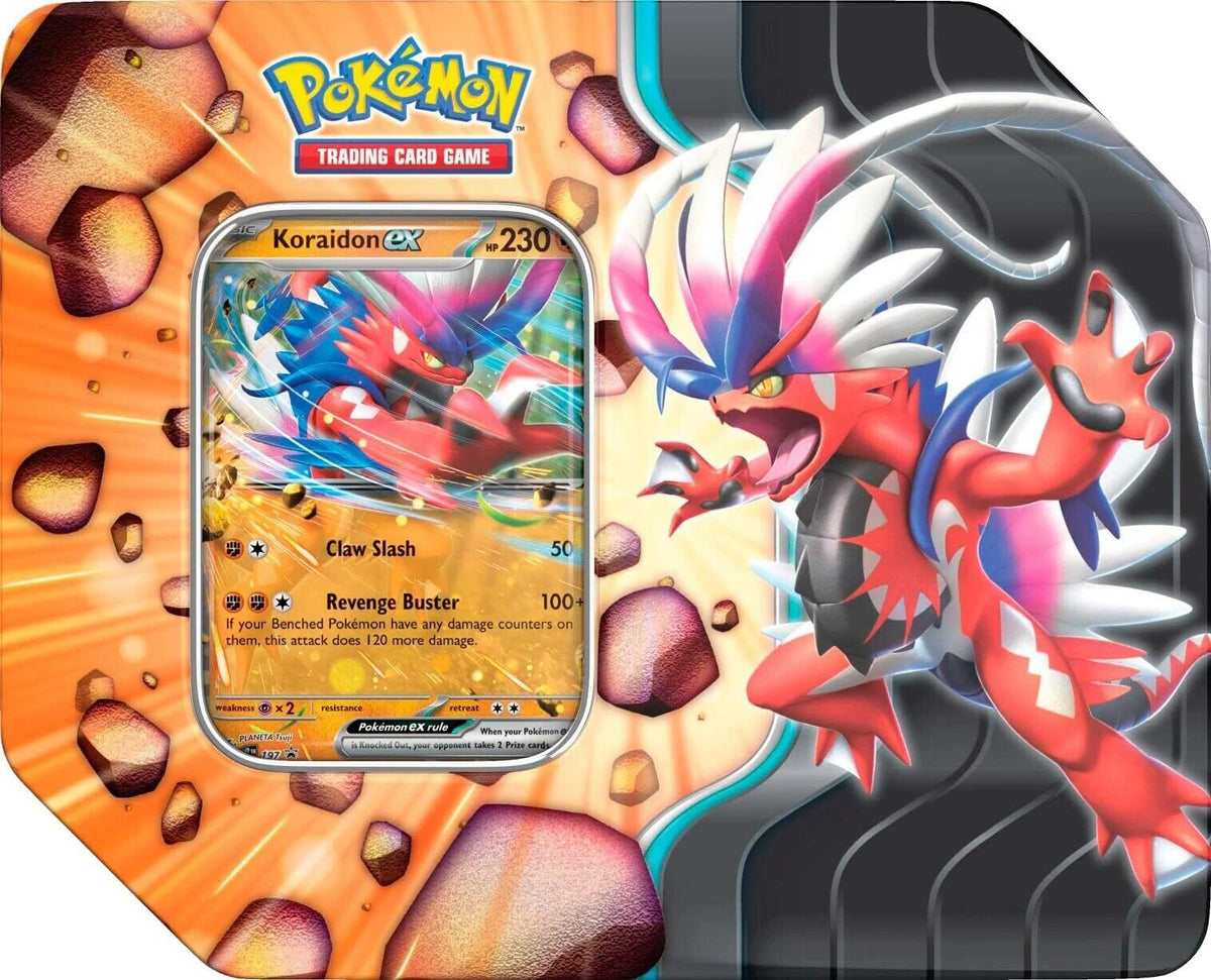 Image for Slashing Legends Tin [Koraidon ex] - Pokemon