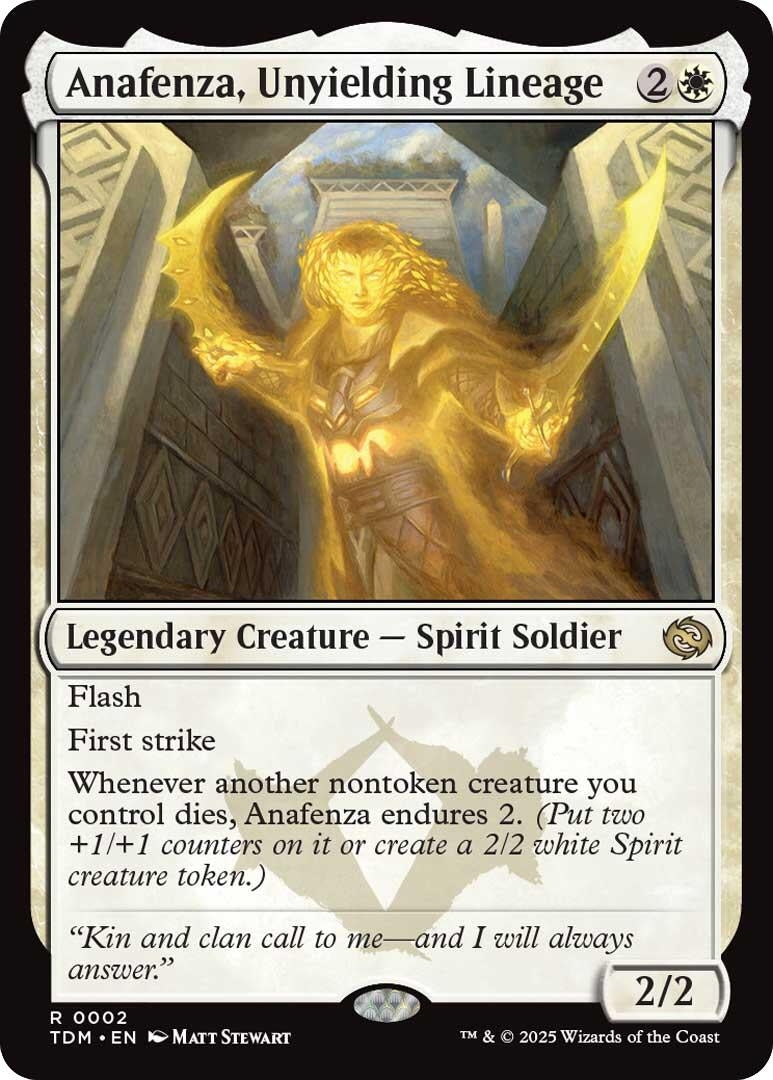 Image for Anafenza, Unyielding Lineage (2) (TDM) - Magic: The Gathering