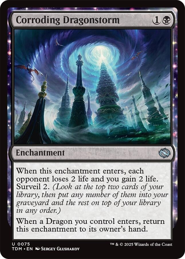 Image for Corroding Dragonstorm (75) (TDM) - Magic: The Gathering
