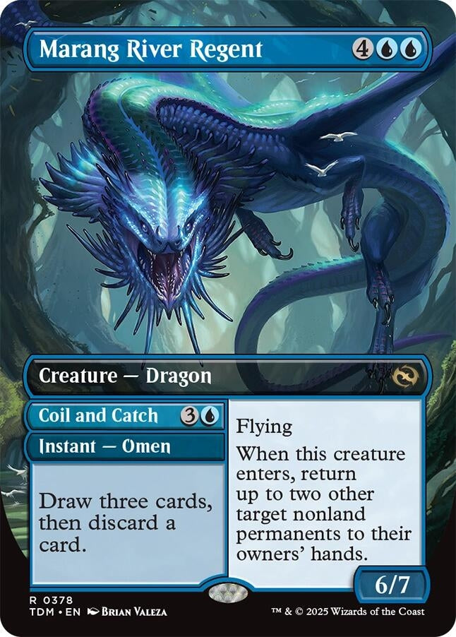 Image for Marang River Regent (Borderless) (378) (TDM) - Magic: The Gathering