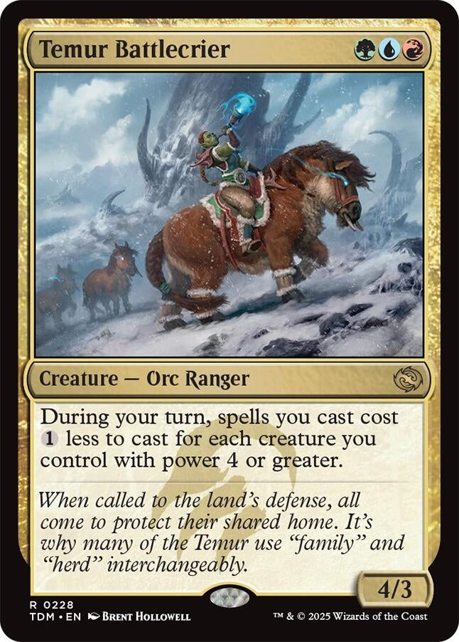 Temur Battlecrier (228) (TDM)