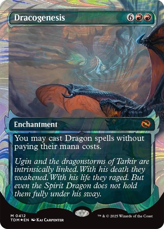 Image for Dracogenesis (0412) (Showcase) (Halo Foil) (412) (TDM) - Magic: The Gathering
