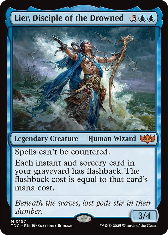 Image for Lier, Disciple of the Drowned (157) (TDC) - Magic: The Gathering