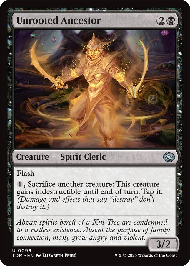 Image for Unrooted Ancestor (96) (TDM) - Magic: The Gathering