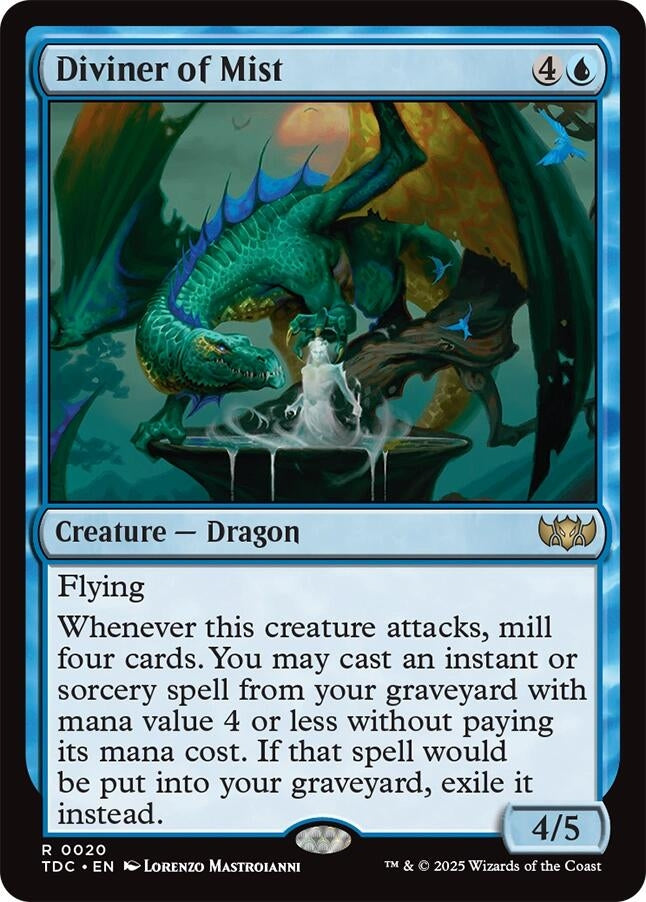 Image for Diviner of Mist (20) (TDC) - Magic: The Gathering