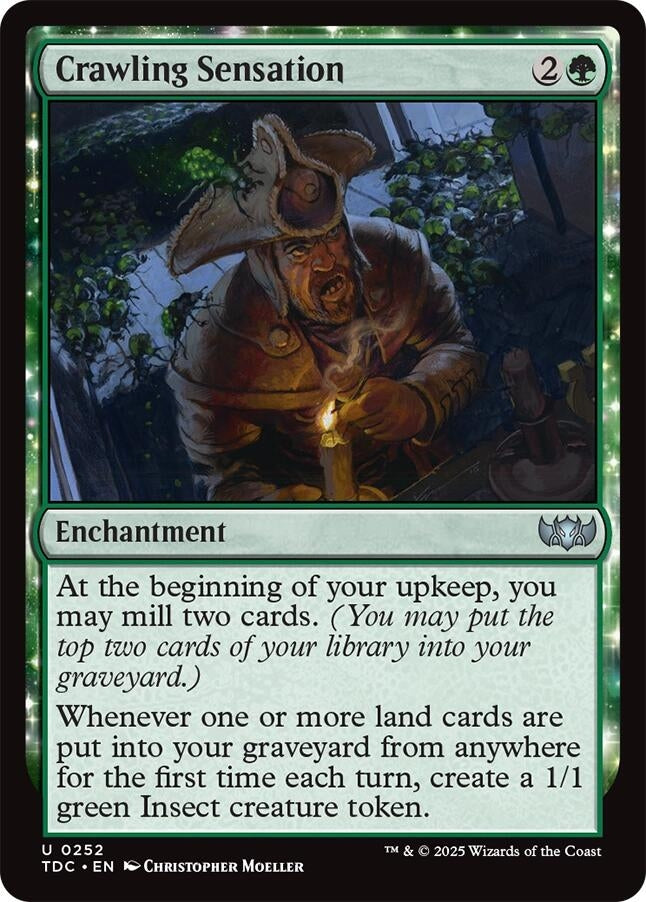 Image for Crawling Sensation (252) (TDC) - Magic: The Gathering