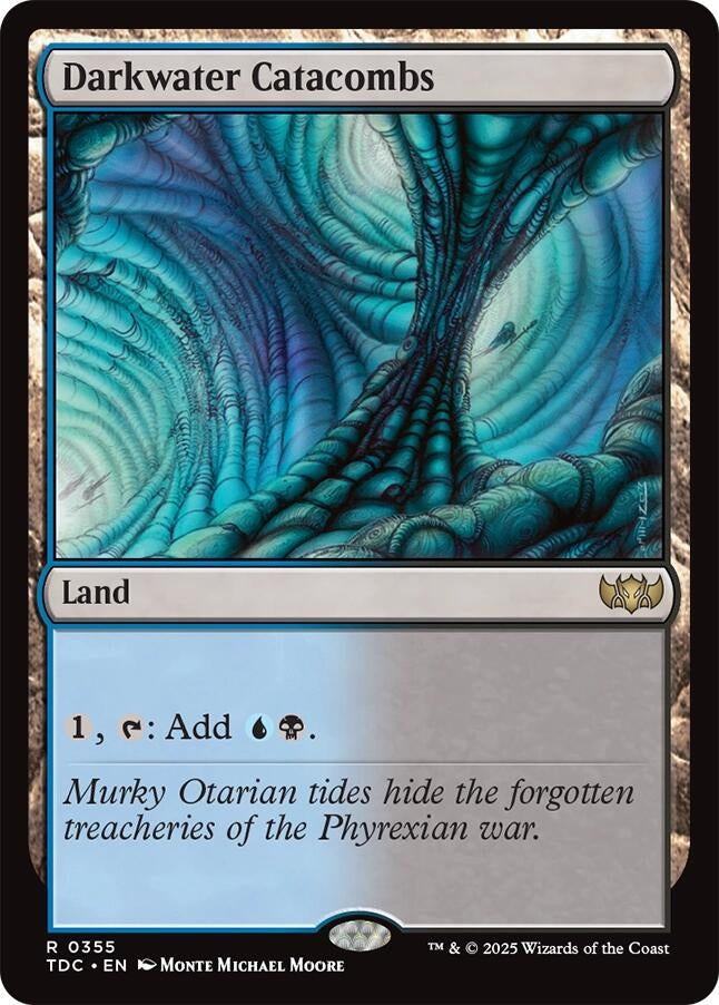 Image for Darkwater Catacombs (355) (TDC) - Magic: The Gathering