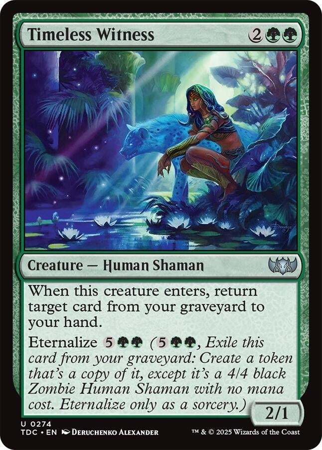 Image for Timeless Witness (274) - Magic: The Gathering