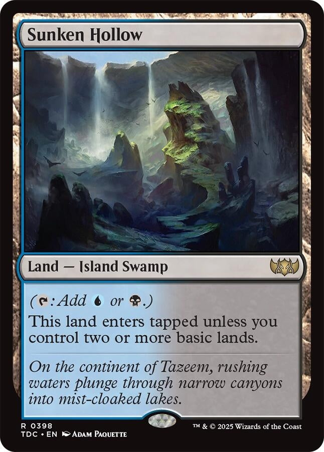 Image for Sunken Hollow (398) - Magic: The Gathering