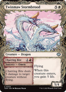 Image for Twinmaw Stormbrood (Showcase) (320) (TDM) - Magic: The Gathering
