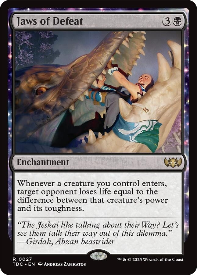 Jaws of Defeat (27) (TDC)