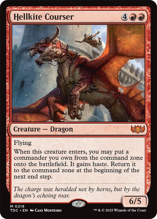 Image for Hellkite Courser (218) - Magic: The Gathering