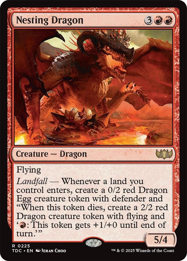 Image for Nesting Dragon (225) - Magic: The Gathering