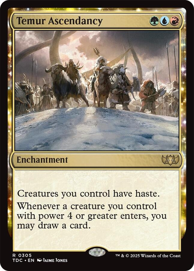 Image for Temur Ascendancy (305) - Magic: The Gathering