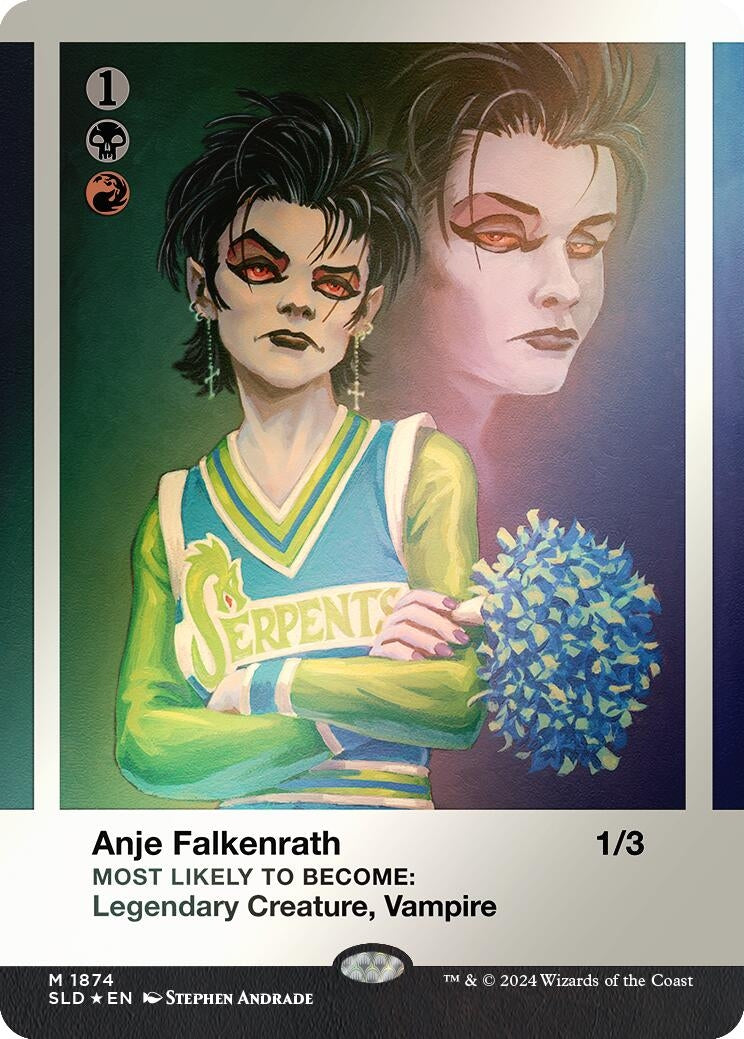 Image for Anje Falkenrath (Rainbow Foil) (1874) (SLD) - Magic: The Gathering