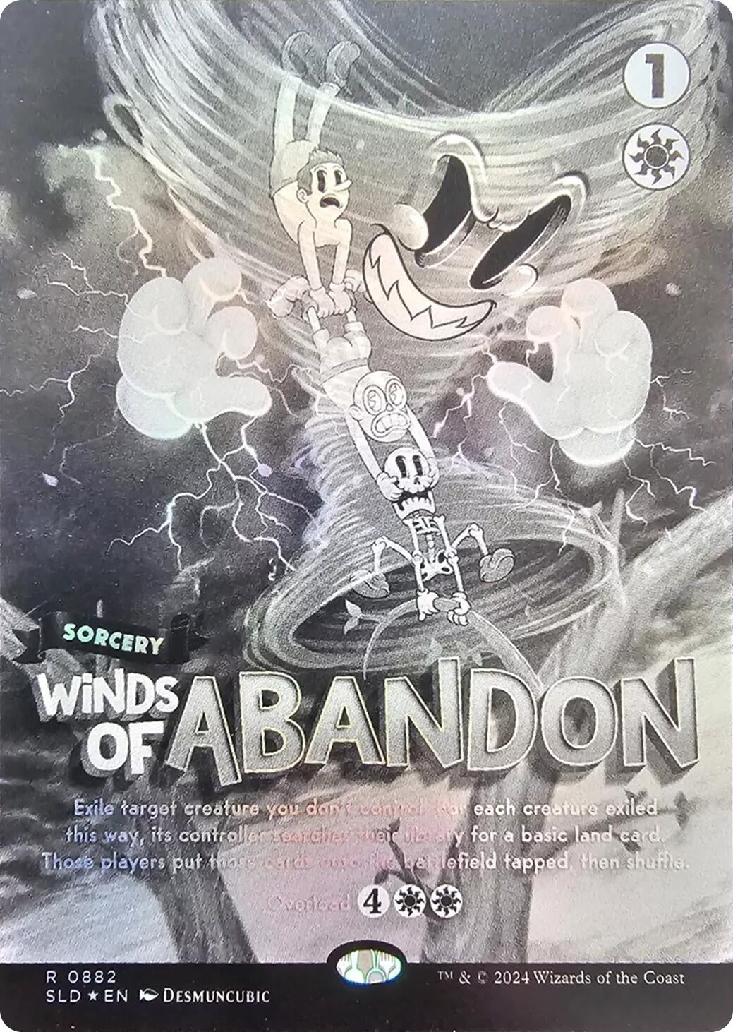 Image for Winds of Abandon (Black & White Foil) (882) (SLD) - Magic: The Gathering