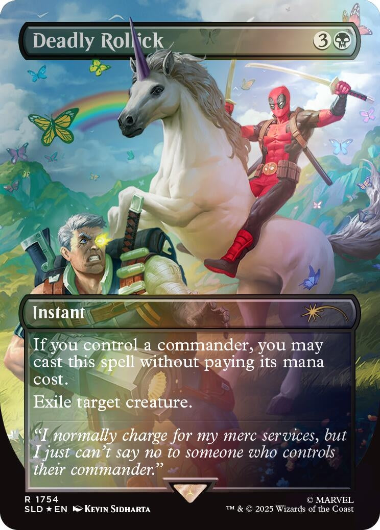 Image for Deadly Rollick (Rainbow Foil) (1754) (SLD) - Magic: The Gathering