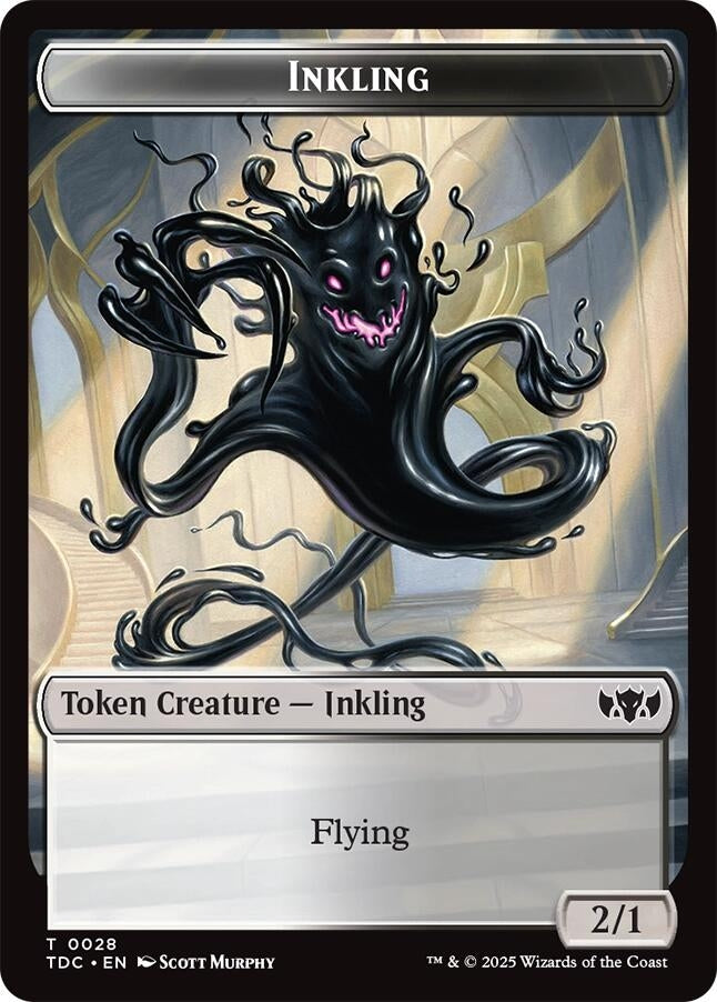 Image for Inkling // Bird  Double-Sided Token (28 // 2) - Magic: The Gathering