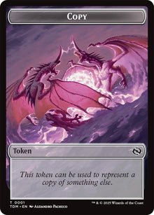 Image for Copy // Monk Double-Sided Token (1 // 3) (TDM) - Magic: The Gathering