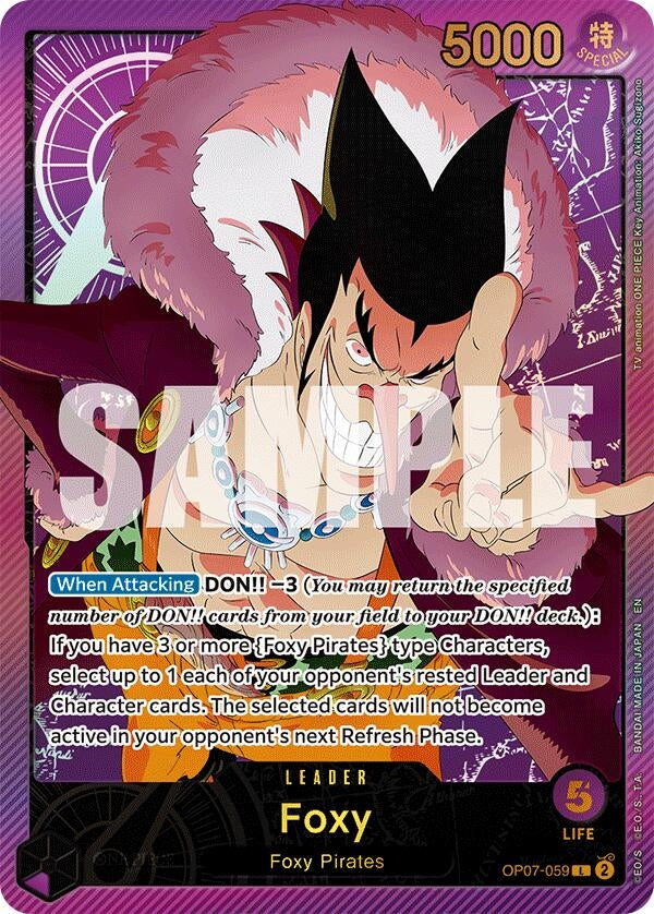 Image for Foxy (SPR) (OP07-059) (EB-02) - One Piece Card Game